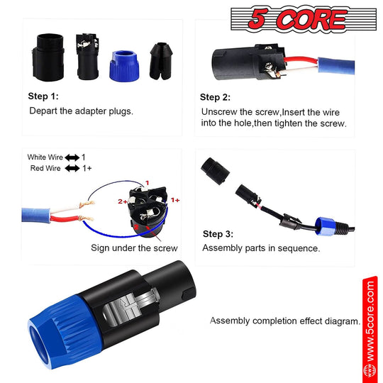 Reliable Speakon adapter for PA and DJ equipment