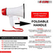 Megaphone for kids, mini bullhorn, and cheer megaphone with handle.