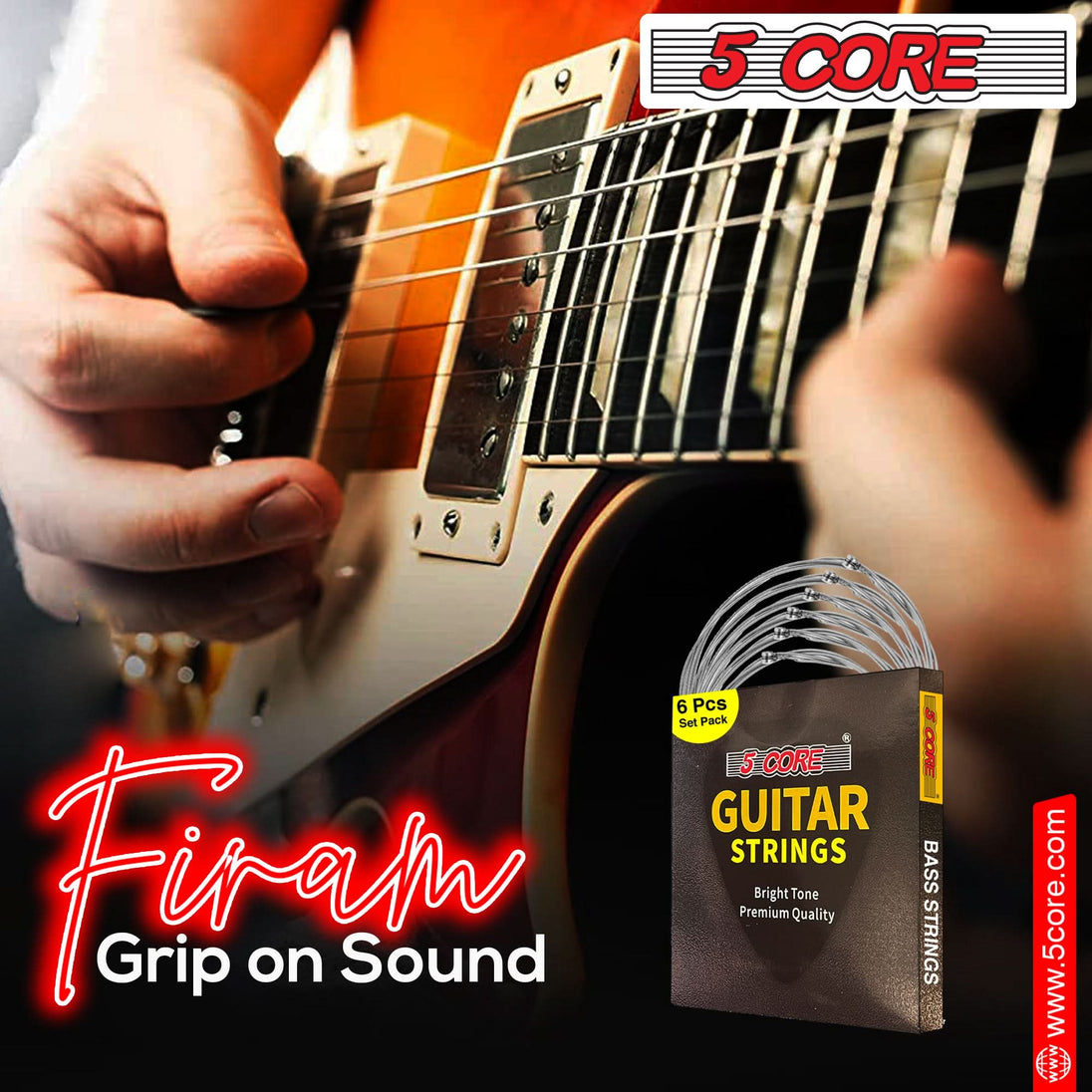 Bright sounding bass guitar strings for studio and live use