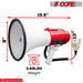 Bull horn loud speaker rechargeable for loud noise makers and siren speaker.