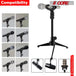 Universal Desktop Mic Stand: 5 Core Adjustable Table Top Tripod