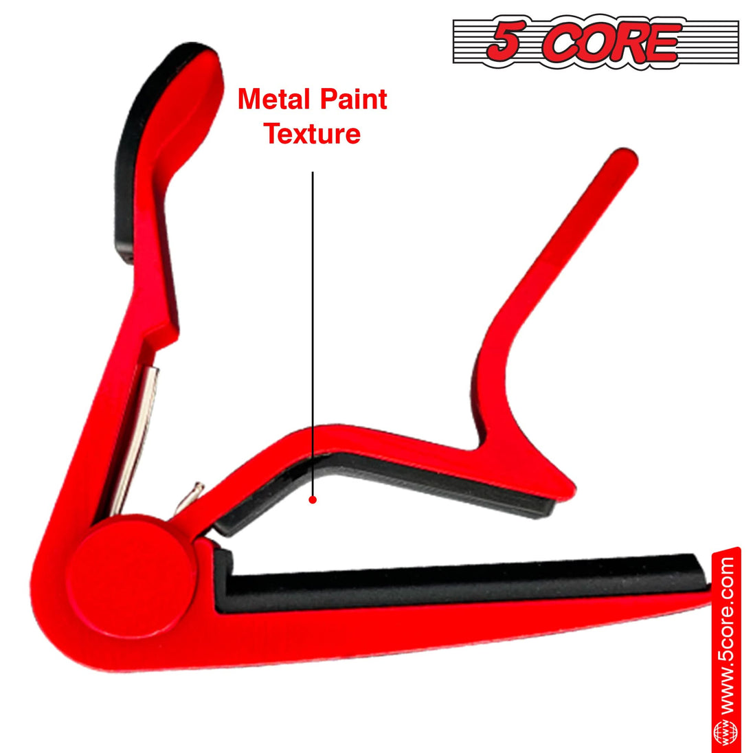 5Core Capo Acoustic Electric Guitar 6 String Kapo Clip For Banjo Mandolin Ukulele