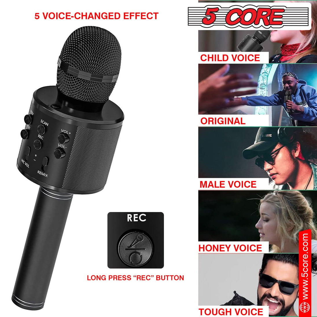 Handheld Cordless Singing Mic