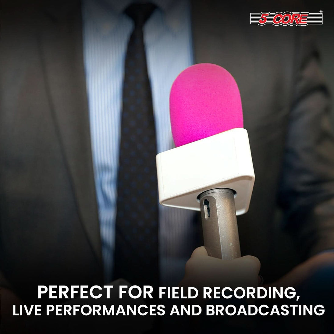 Protective foam windscreens for microphones to enhance audio clarity