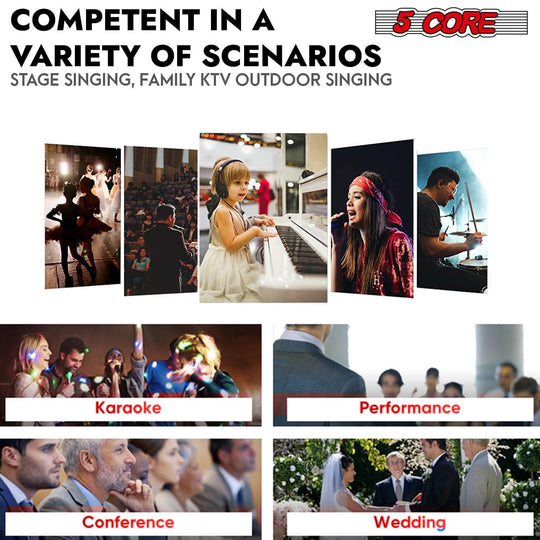 Multi-purpose dynamic microphone for vocals, instruments, and events