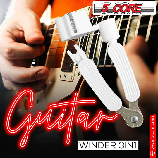 Bridge pin winder tool for electric guitar