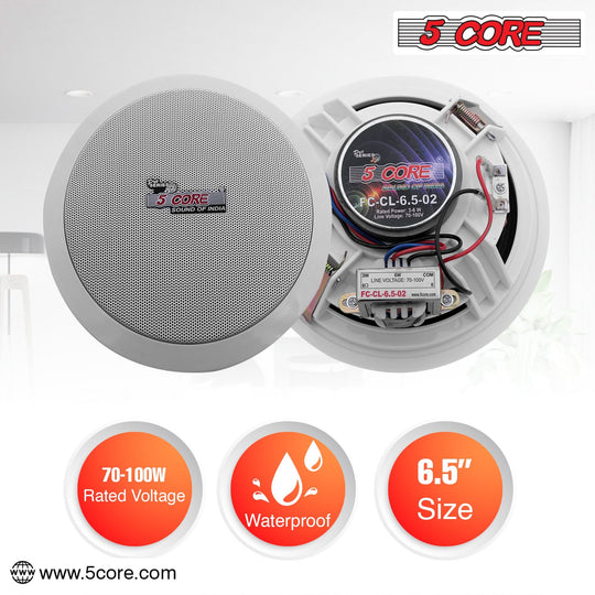 Dual pack 6 inch subwoofer speakers for car sound systems
