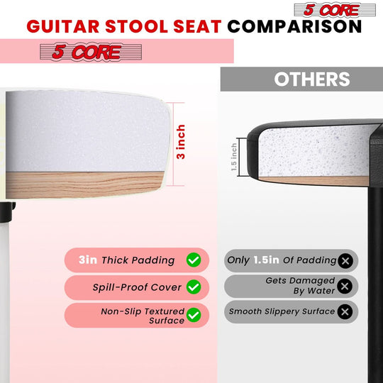 A high-performance drum seat upgraded with extra cushioning and durable materials, ensuring ultimate playing comfort.