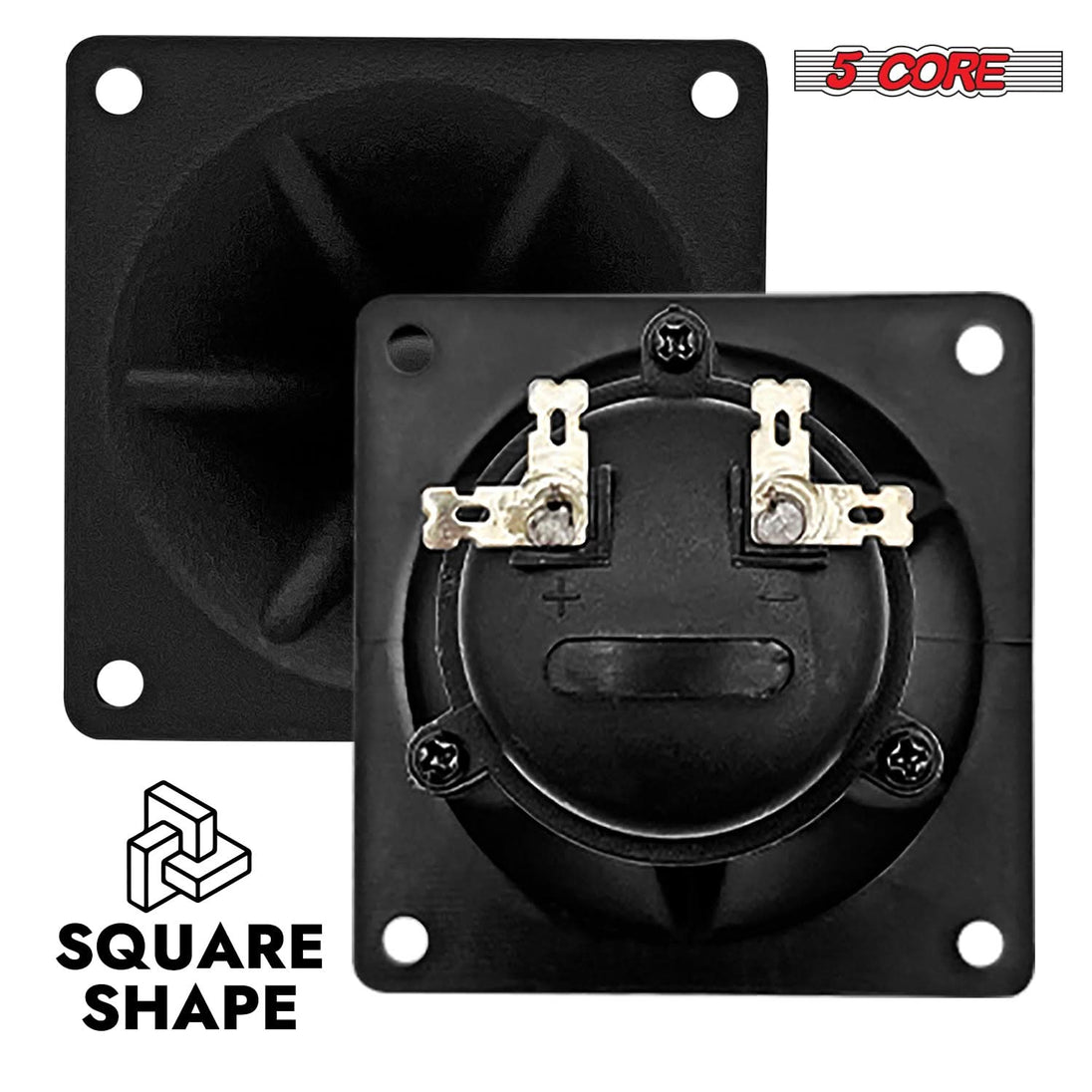 Compact piezo tweeter for home and commercial use