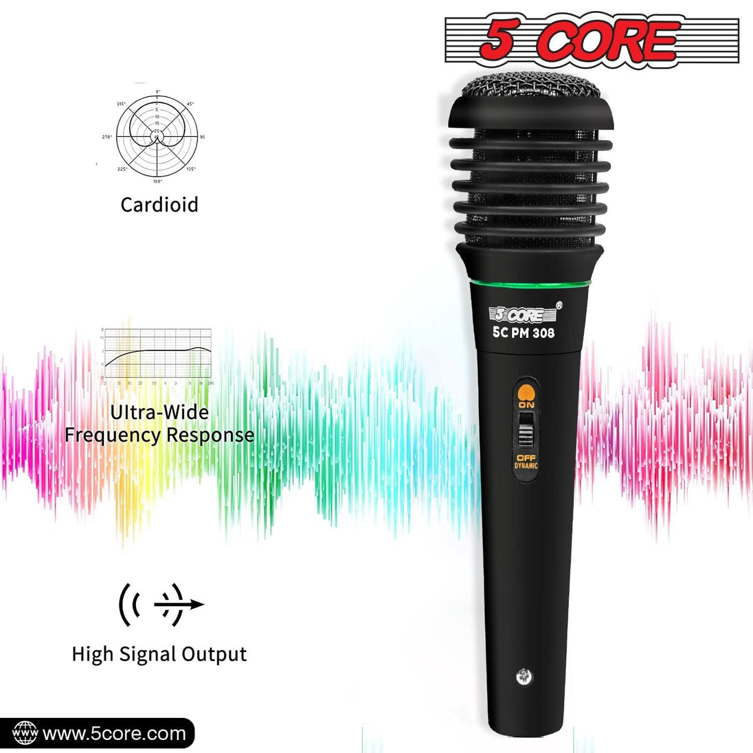 Dynamic XLR cardioid microphone