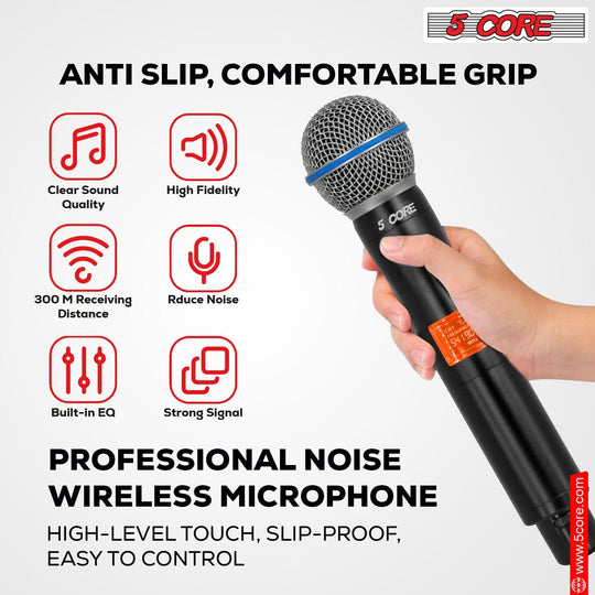 Experience seamless audio with our wireless microphone system, features a receiver that links effortlessly with your audio device for uninterrupted performance