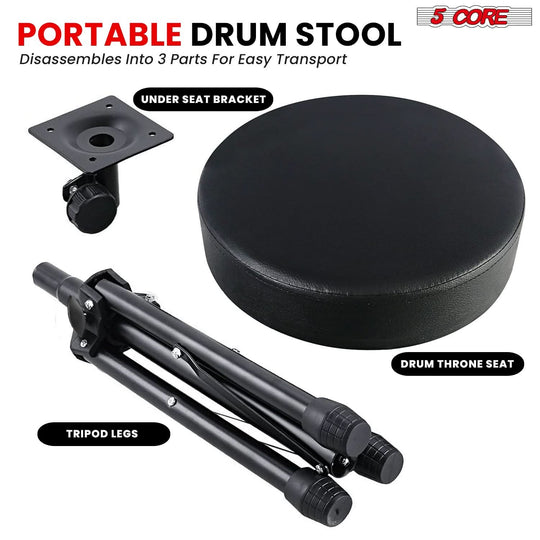 Guitar seat with a comfortable sponge cushion for enhanced support and long playing sessions.