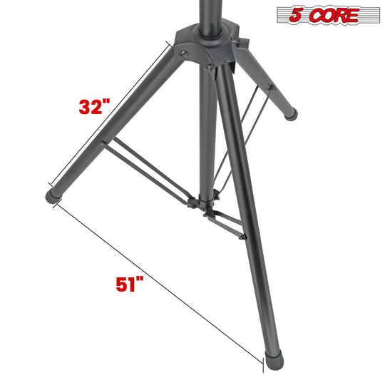 PA system compatible 5 Core speaker mount with smooth crank operation