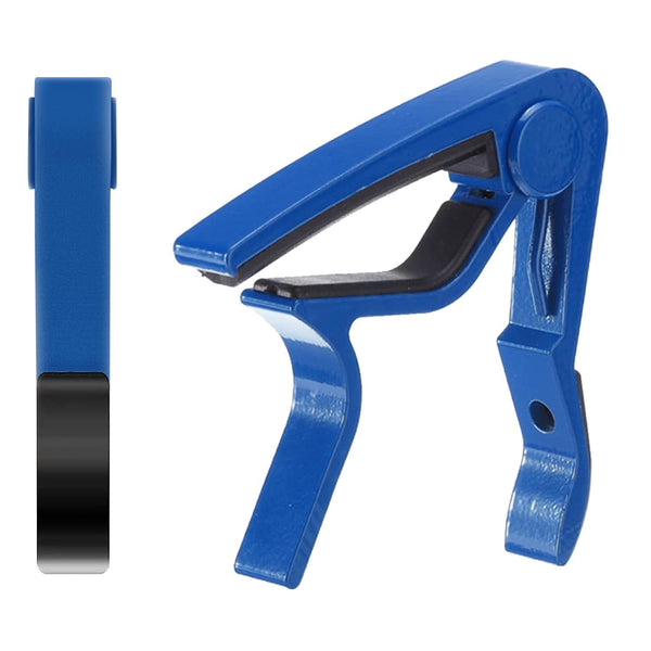 5Core capo acoustic electric guitar 6 string clip for banjo mandolin ukulele blue