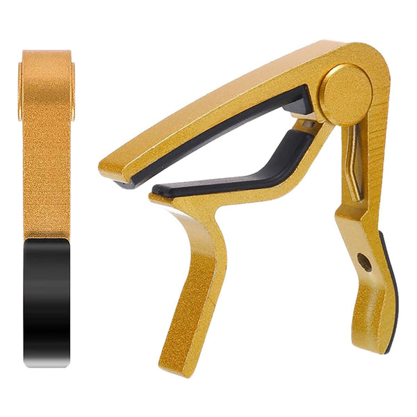 5 Core Kapo Pair: Universal guitar capos for acoustic, electric, banjo, mandolin, and ukulele.