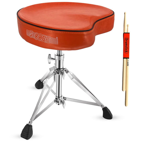 Comfortable padded saddle drum throne for kids