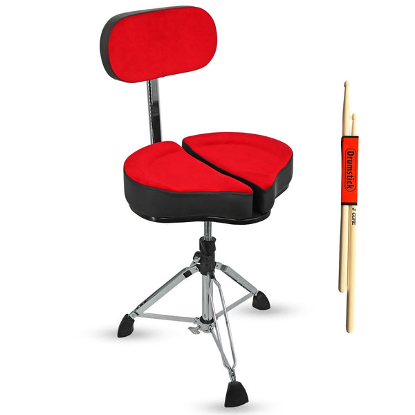 5Core drum throne with padded seat and backrest for comfort during practice