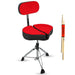 5Core drum throne with padded seat and backrest for comfort during practice