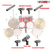 Versatile drumset mic set with kick drum and tom/snare mics