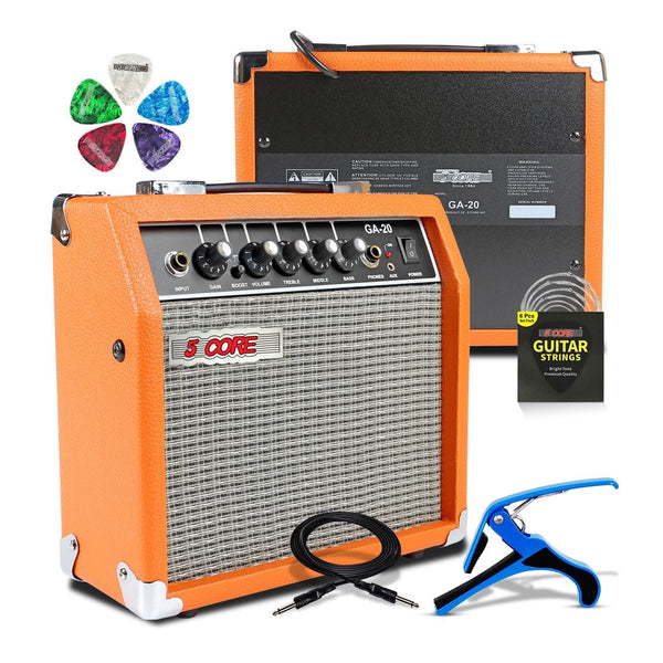 5 Core 20W guitar amp for electric and acoustic bass portable amplifier for practice