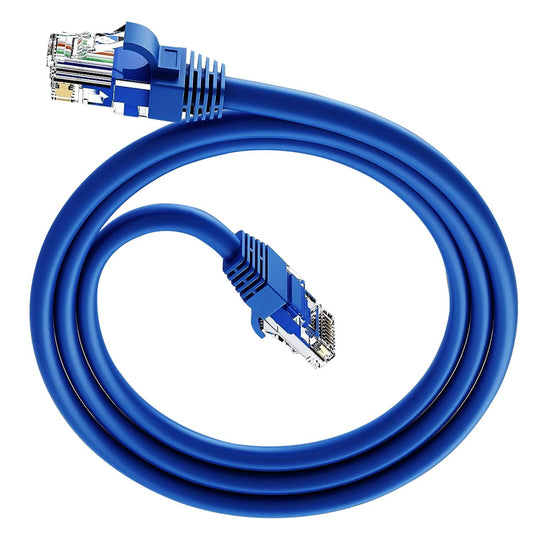 Advanced broadband cable delivering ultra-fast speeds and consistent wired internet access.