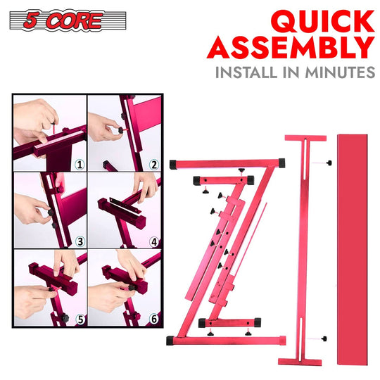 5 Core Z style piano riser stand designed for stability and durability