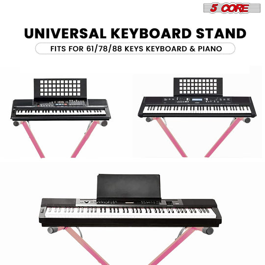 Professional 5Core piano stand and seat combo for musicians