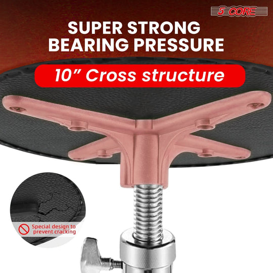 Padded saddle stool for guitar and drum players