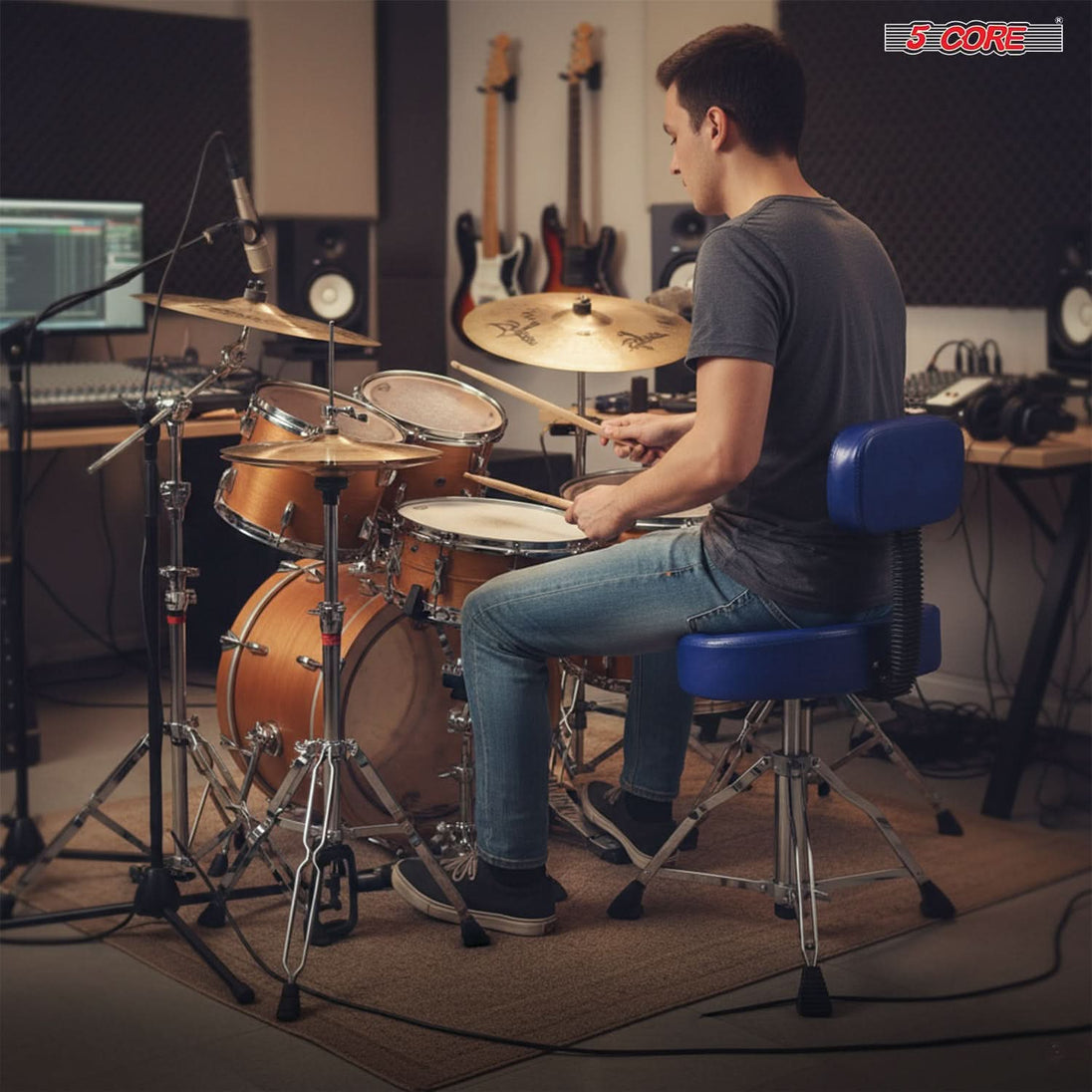 Professional seat for drummer