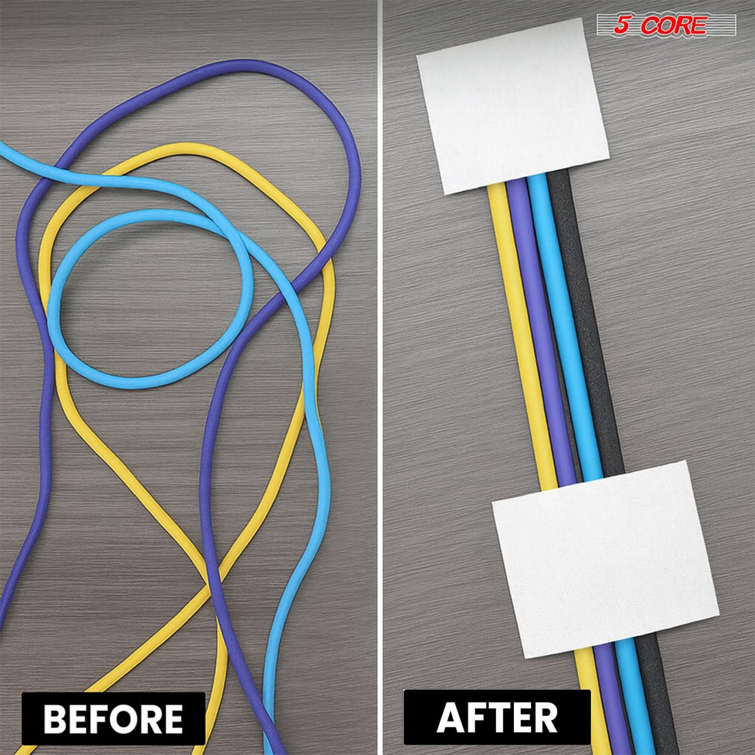 5 Core Gaffers Tape 2" 30 Yards 4Pcs Professional White Pro Gaff Tape Non Reflective Water Resistant