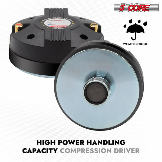 5Core loud tweeter horn with 220W peak output and smooth frequency response