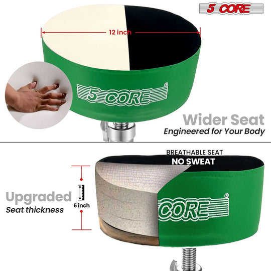 Heavy duty musician chair stool with comfortable padded cushion