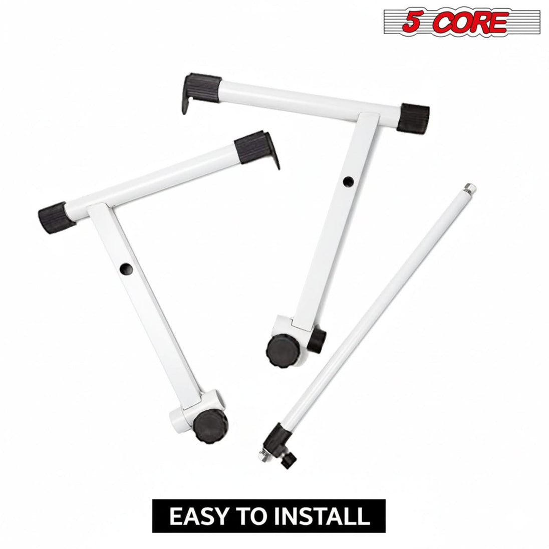 5 Core Keyboard Stand Adapter 2 Tier Adjustable Second Extension Add On for Digital Piano Stands