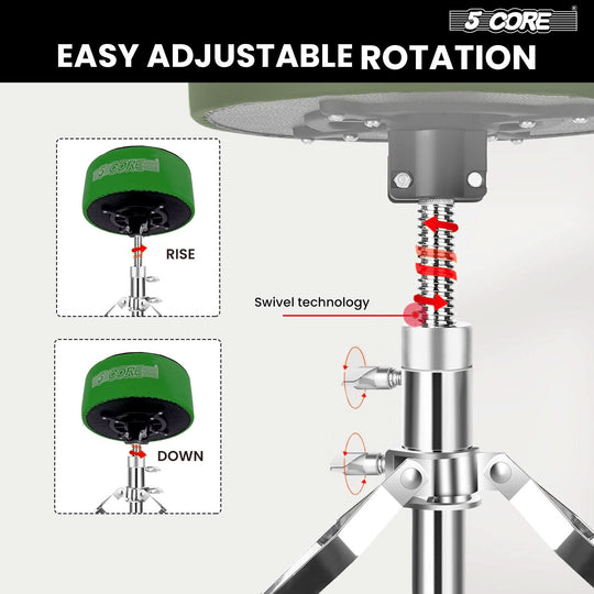 Padded adjustable music chair stool ideal for drummers and guitarists