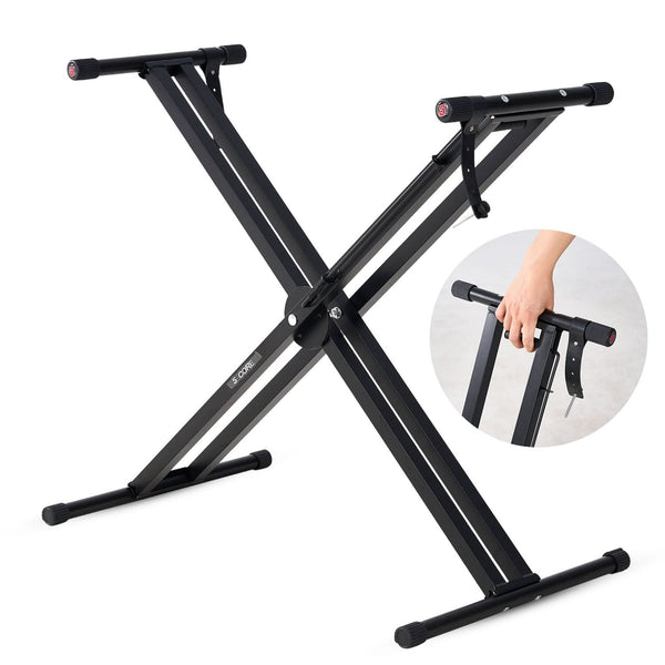 5 Core Keyboard Stand Height Adjustable One Hand Trigger Quick Release Portable Key Board DJ Stands