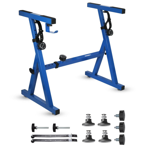 5Core Keyboard Stand Piano Riser Z Style Adjustable Height Width Music Stands for 54 - 88 Key Boards