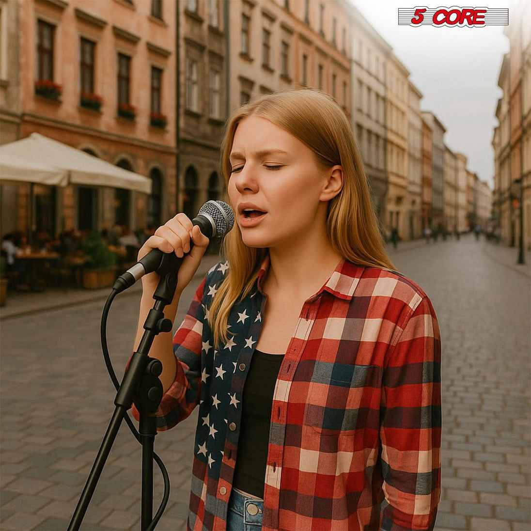 High-quality cardioid handheld mic with superior sound clarity