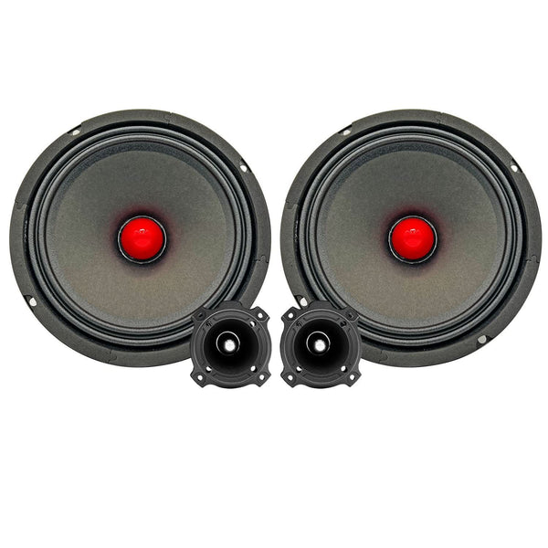 5Core 6.5 inch midrange door speaker with tweeter combo and 580W PMPO