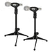 5 Core 2PCS Tripod Mic Stand Desk Universal Desktop Height Adjustable Table Top Microphone Stand