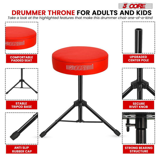 High-quality drum seat built for professionals, ensuring superior comfort and long-lasting performance.
