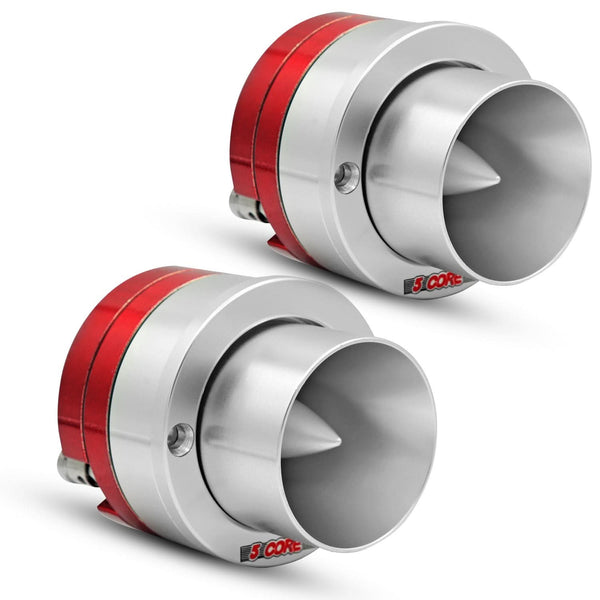 5Core Super Tweeter 2Pc 1 Inch Neodymium 300W Compression Titanium Bullet Tweeters w Aluminum Frame