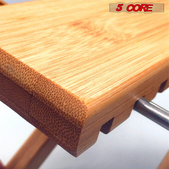Portable Folding Leg Rest - 5 Core Guitar Foot Stool