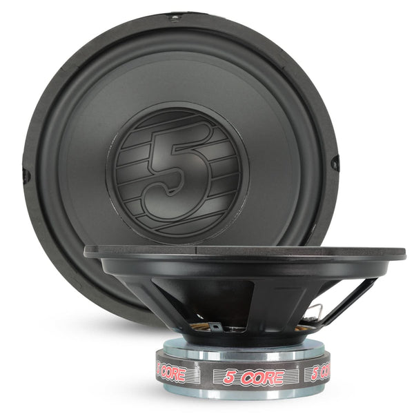 5 Core Car Subwoofer 10" 3000W Pro Audio Deep Bass Component Sub Woofer 4Ohm Replacement Speaker