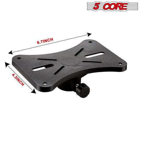 Heavy-duty 5 Core floor speaker stand with 35mm PA pole mount