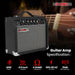 Electric guitar amp with adjustable controls for high-quality sound output