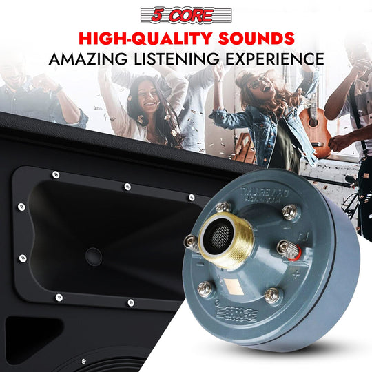 High-quality tweeter horn delivering clear and detailed high frequencies for superior audio performance