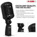 Microphone for singing with crisp sound quality, durable build, and ideal for live performances and studio recording
